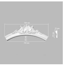 Радиус [1/4 круга] DECOMASTER 897174-111 (Rнар. 635 | Rвн. 550мм)